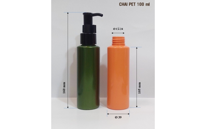 Chai lọ pet mỹ phẩm dung tích từ 30ml đến 1.000ml