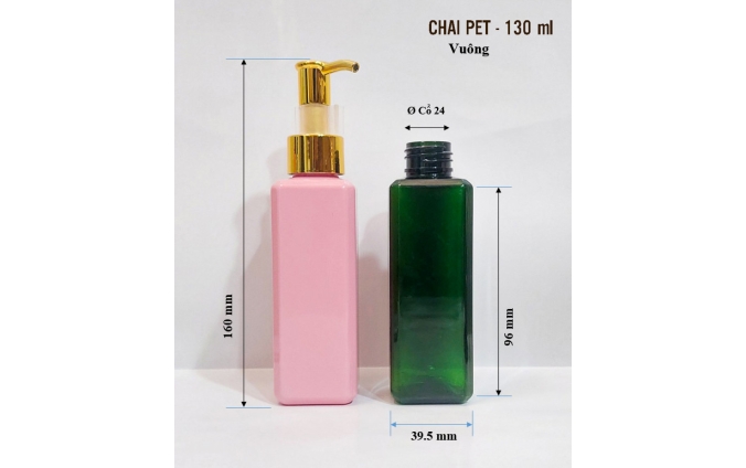 Chai lọ pet mỹ phẩm dung tích từ 30ml đến 1.000ml