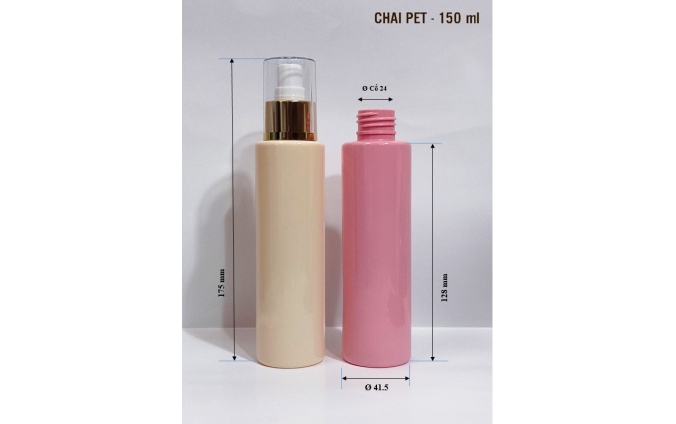 Chai lọ pet mỹ phẩm dung tích từ 30ml đến 1.000ml