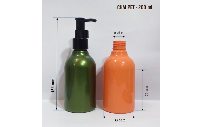 Chai lọ pet mỹ phẩm dung tích từ 30ml đến 1.000ml
