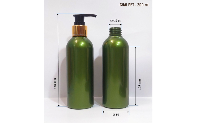 Chai lọ pet mỹ phẩm dung tích từ 30ml đến 1.000ml