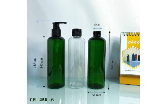 Chai lọ pet mỹ phẩm dung tích từ 30ml đến 1.000ml