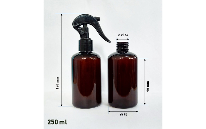 Chai lọ pet mỹ phẩm dung tích từ 30ml đến 1.000ml