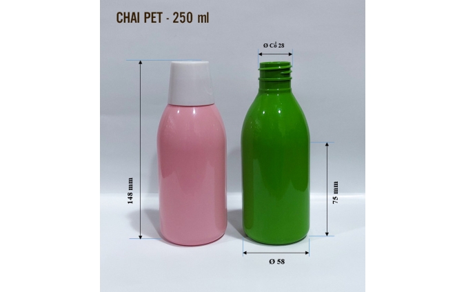 Chai lọ pet mỹ phẩm dung tích từ 30ml đến 1.000ml