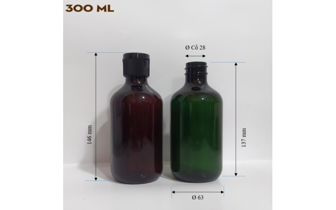 Chai lọ pet mỹ phẩm dung tích từ 30ml đến 1.000ml