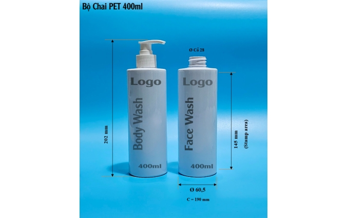 Chai lọ pet mỹ phẩm dung tích từ 30ml đến 1.000ml