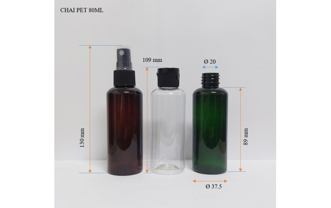 Chai lọ pet mỹ phẩm dung tích từ 30ml đến 1.000ml