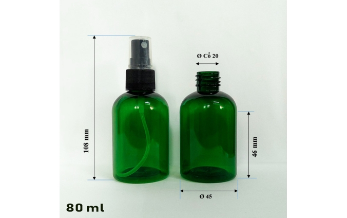 Chai lọ pet mỹ phẩm dung tích từ 30ml đến 1.000ml