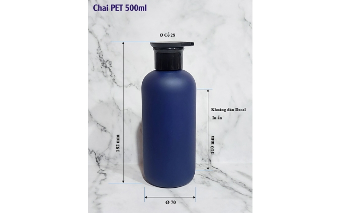 Chai lọ pet mỹ phẩm dung tích từ 30ml đến 1.000ml