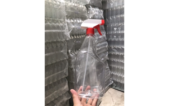 Chai xịt kính, tẩy đa năng 500ml, 650ml pet và hdpe