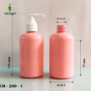 Chai nhựa 200ml  pet đựng mỹ phẩm