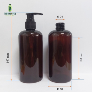 Chai dầu gội, sữa tắm nhựa pet 300ml