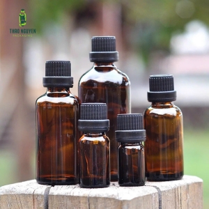 Bộ chai tinh dầu nâu 5-100ml