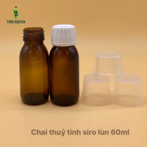 Chai thủy tinh siro 60ml