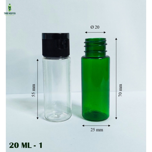 Chai chiết mini nhựa PET 20ml, 30ml  vòi xịt mỹ phẩm/nước