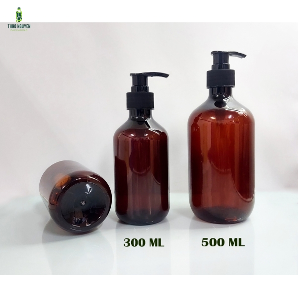 Chai nhựa 500ml vòi nhấn đựng sữa tắm, dầu gội