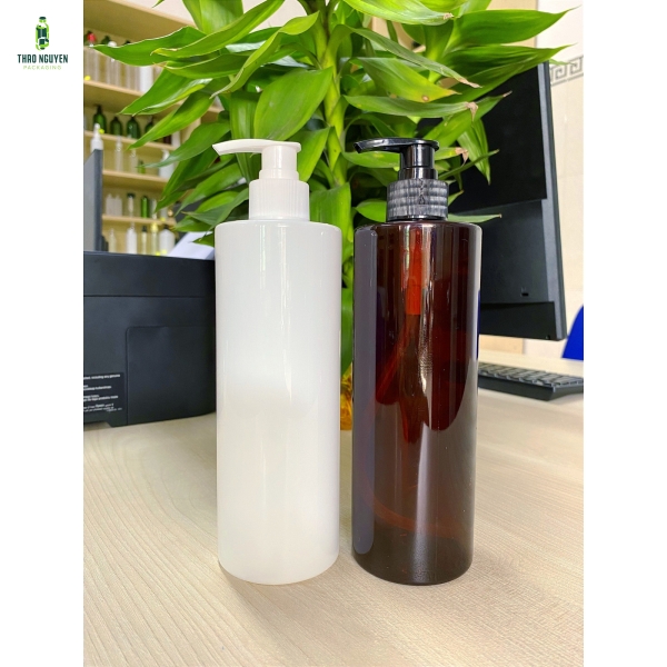 CHAI NHỰA 500ML NHỰA PET ĐỰNG DẦU GỘI, SỮA TẮM