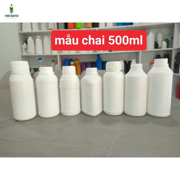 Mẫu chai nhựa 500ml đẹp