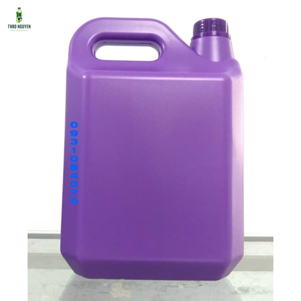 Can 5 lít 6 cạnh đựng nước giặt xả, lau sàn