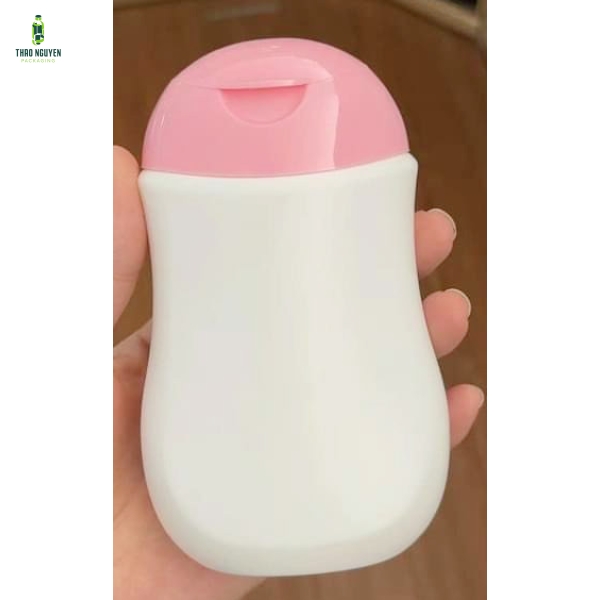 Chai dung dịch vệ sinh Hana 180ml sẵn nắp màu xanh, hồng