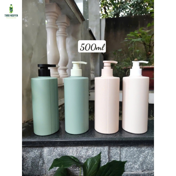 Chai nhựa 500ml đựng mỹ phẩm