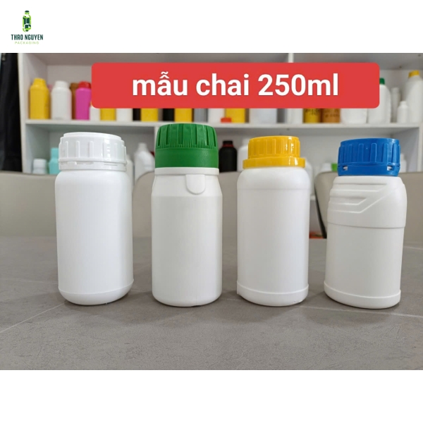 Chai nhựa tròn 250ml