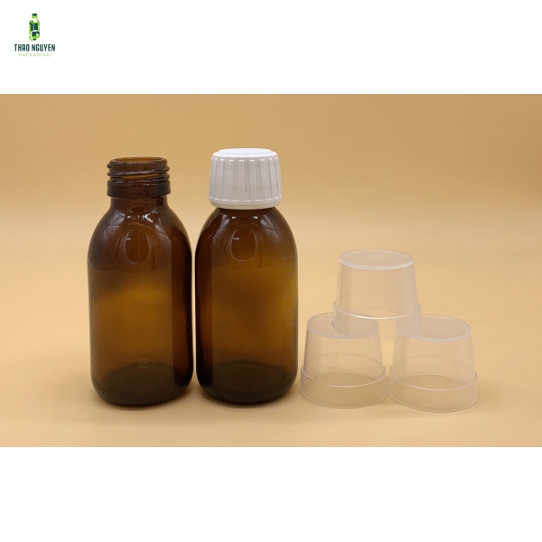 Chai thủy tinh Siro, Syrup 60ml 