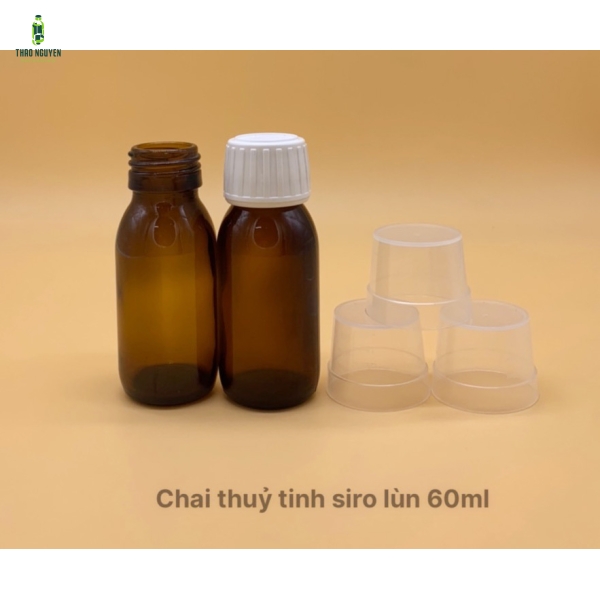 Chai thủy tinh siro 60ml