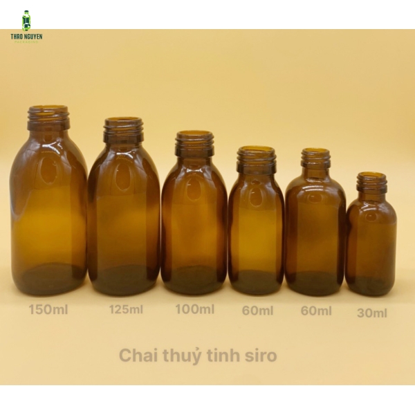Chai siro 30ml 60ml 100ml 125ml 150ml