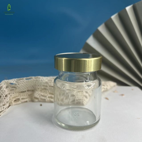 Hũ thủy tinh nắp siết 70ml