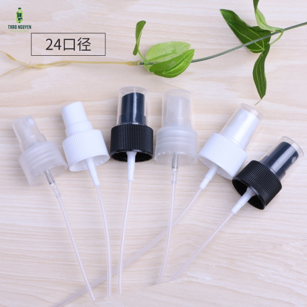 Vòi nhấn phun sương đen và trắng phi 18, 20, 24