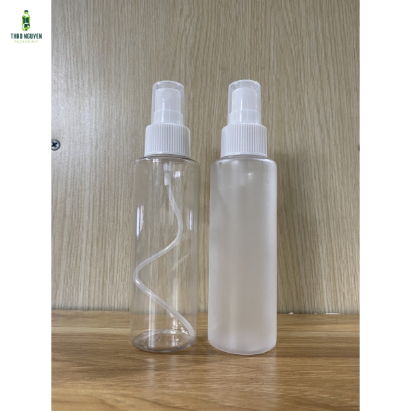 Chai chiết mini nhựa PET 20ml, 30ml  vòi xịt mỹ phẩm/nước