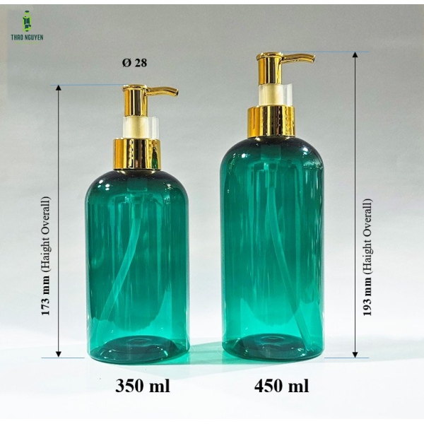 Combo chai 350ml, 450ml, 500ml pet